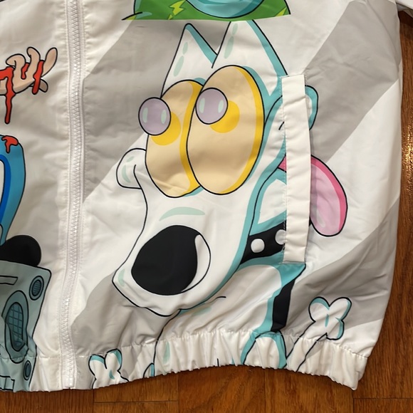 Members Only Nickelodeon Jacket size Large lightweight 2 pockets zip fro… - Picture 6 of 16